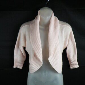 NWOT AUTUMN CASHMERE LIGHT PINK SHRUG SWEATER SIZE M